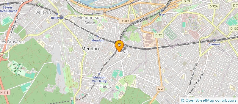 localisation de l'entreprise VECTIO CONSULTING à MEUDON