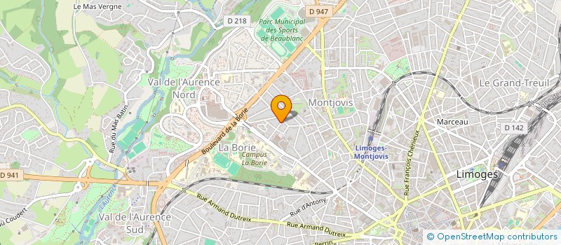 localisation de l'entreprise VECTIS GLOBAL REACH à LIMOGES