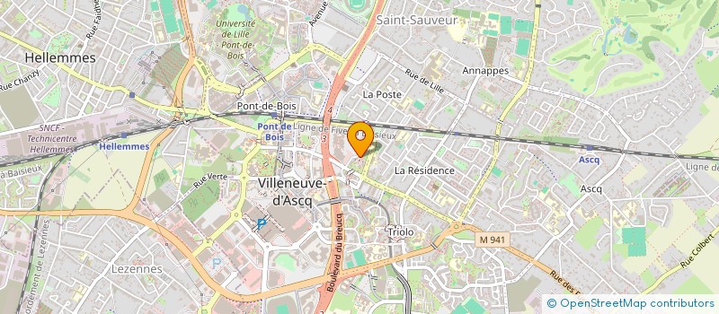 localisation de l'entreprise VECTO  VILLENEUVE-D'ASCQ