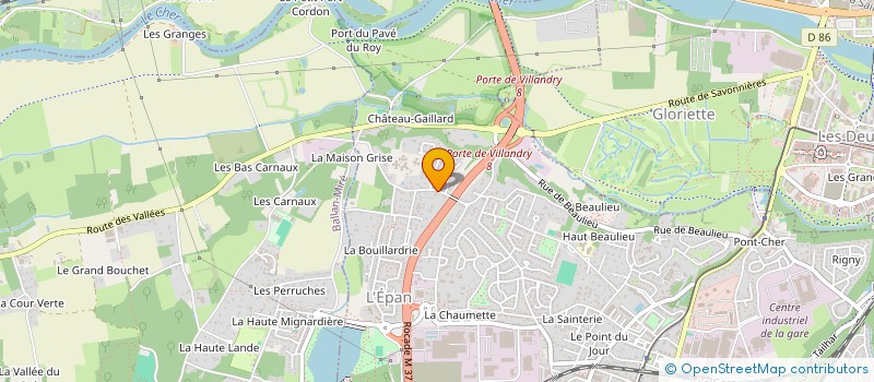 localisation de l'entreprise VECTOR + à JOUE-LES-TOURS
