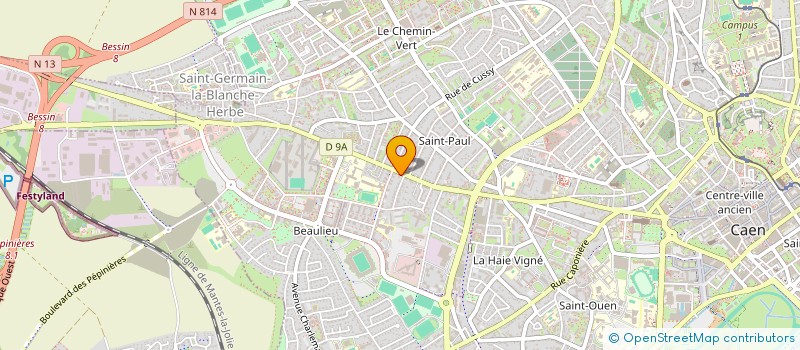 localisation de l'entreprise VECTOR AST à CAEN
