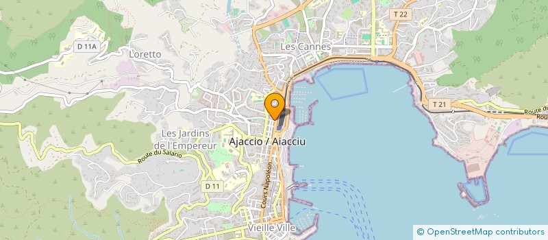 localisation de l'entreprise VECTOR COMMUNICATION à AJACCIO