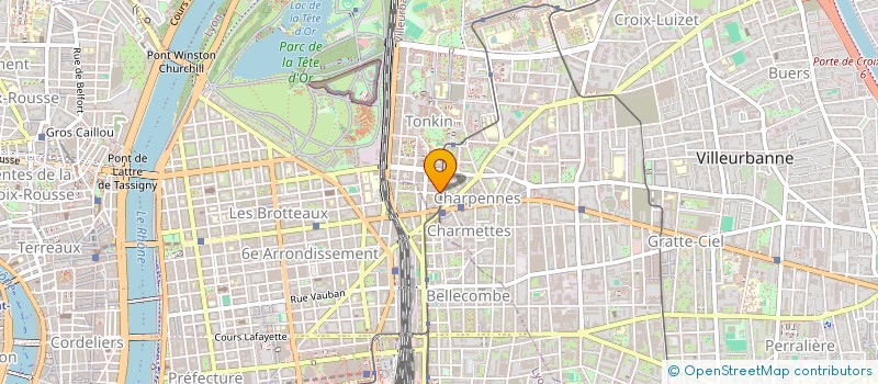 localisation de l'entreprise VECTOR FORMATIONS  VILLEURBANNE