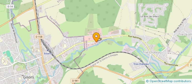 localisation de l'entreprise VECTOR PRO à TRIE-CHATEAU