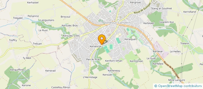 localisation de l'entreprise VECTORA  PLONEOUR-LANVERN