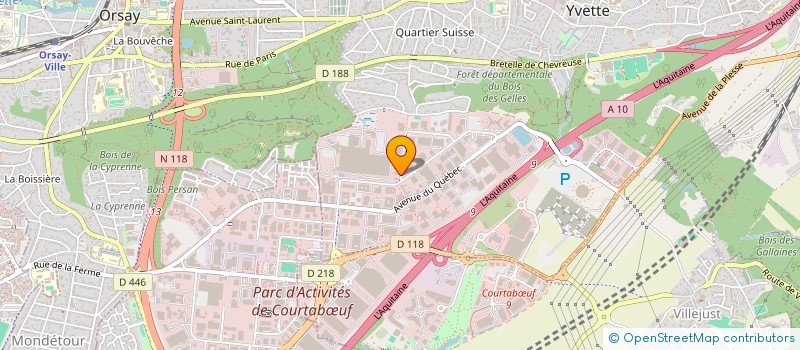localisation de l'entreprise VECTORCELL à VILLEBON-SUR-YVETTE