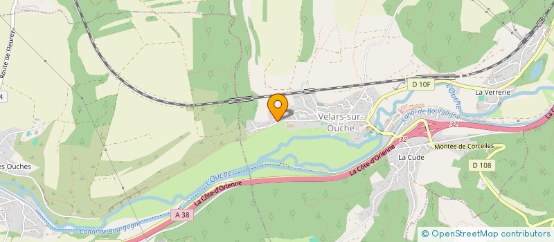 localisation de l'entreprise VECTORIA à VELARS-SUR-OUCHE