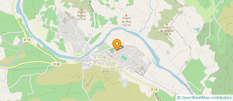 localisation de l'entreprise VECTORIZE  CESSENON-SUR-ORB