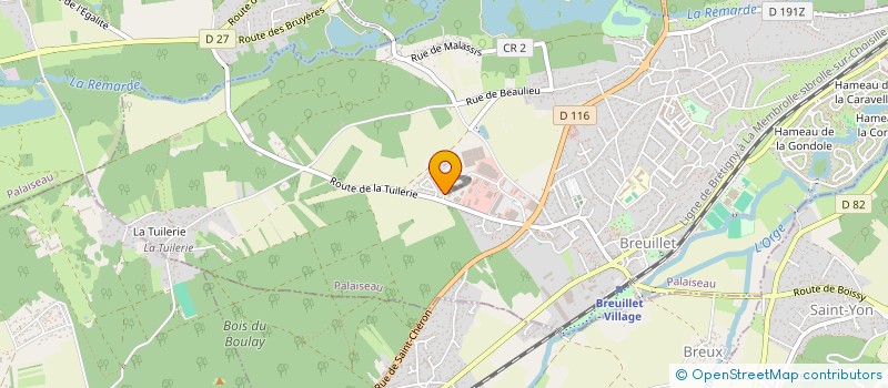 localisation de l'entreprise VECTORYS  BREUILLET