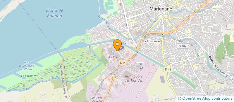 localisation de l'entreprise VECTORYS FRANCE à MARIGNANE