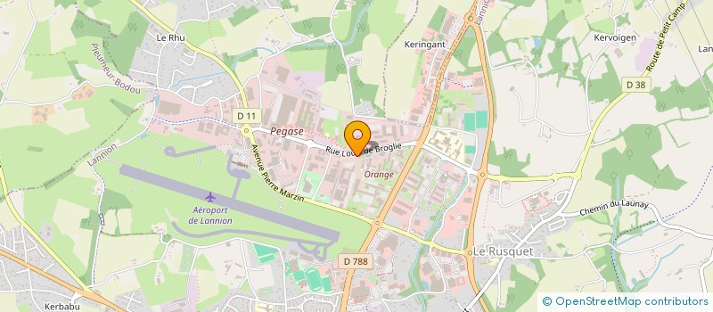 localisation de l'entreprise VECTRAWAVE DEVICE à LANNION