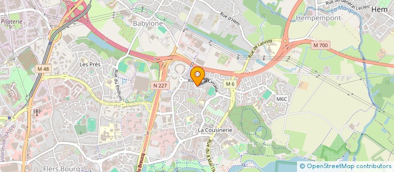 localisation de l'entreprise VECTRIS SERVICES à VILLENEUVE-D'ASCQ
