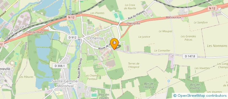 localisation de l'entreprise VED DEVELOPPEMENT à SAINTE-GEMME-MORONVAL