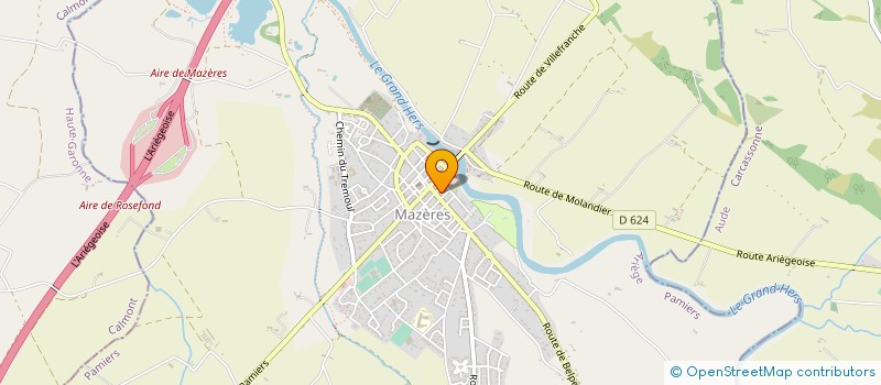 localisation de l'entreprise VEDA à MAZERES