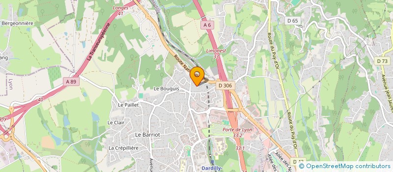 localisation de l'entreprise VEDA IMMO  DARDILLY