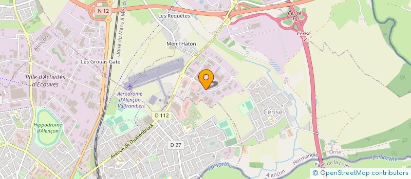 localisation de l'entreprise VEDALAB à CERISE