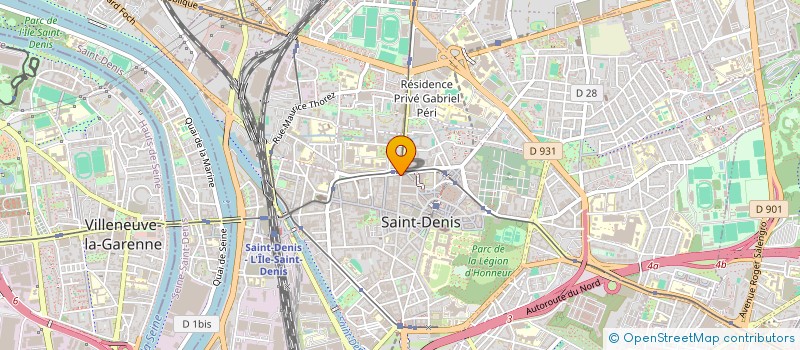 localisation de l'entreprise VEDALE à SAINT-DENIS