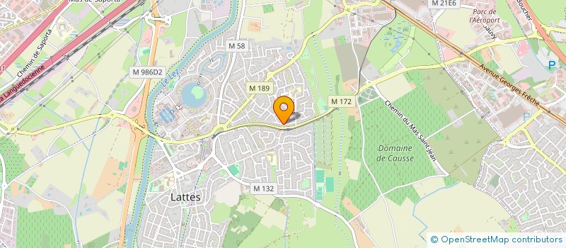 localisation de l'entreprise VEDAS à LATTES