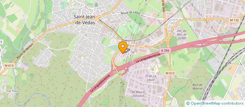 localisation de l'entreprise VEDAS OPHTALMOLOGIE à SAINT-JEAN-DE-VEDAS