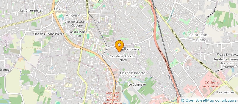 localisation de l'entreprise VEDEBE à ORLEANS