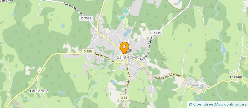 localisation de l'entreprise VEDEC  SAINT-PRIVAT