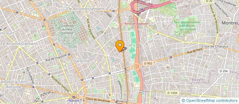 localisation de l'entreprise VEDEL  PARIS