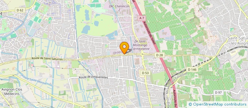 localisation de l'entreprise VEDENE LUC  VEDENE