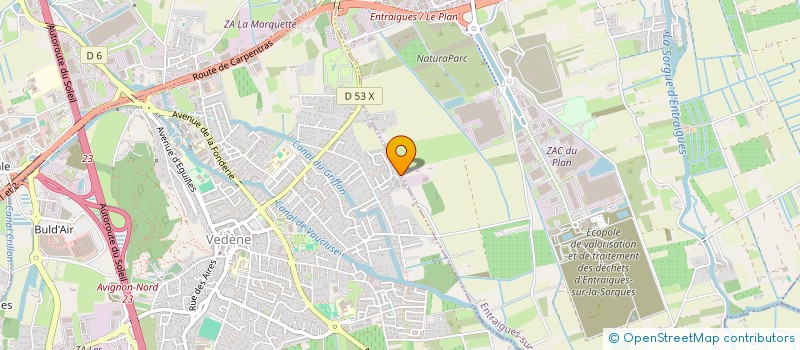 localisation de l'entreprise VEDENSREC  VEDENE