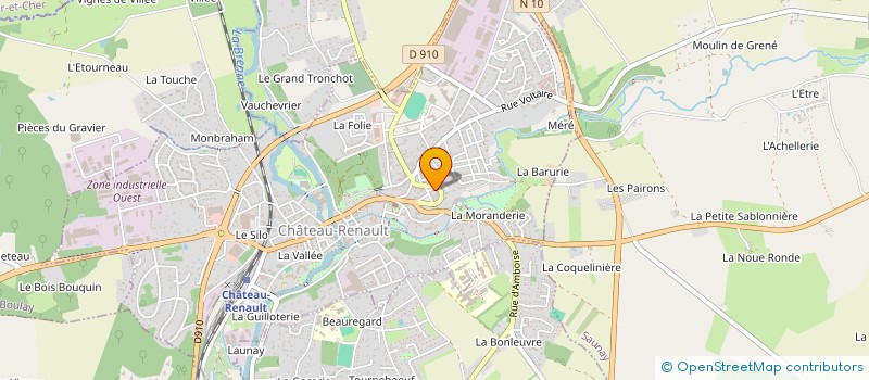 localisation de l'entreprise VEDETIANE à CHATEAU RENAULT