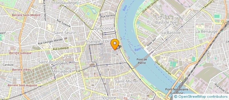 localisation de l'entreprise VEDETTE  BORDEAUX