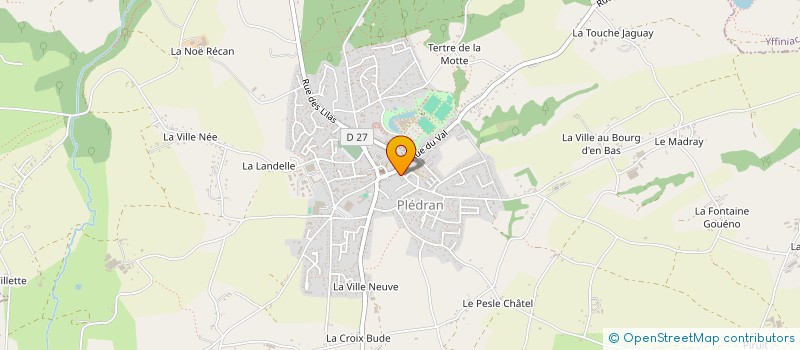 localisation de l'entreprise VEDI à PLEDRAN