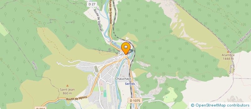 localisation de l'entreprise VEDICO  SERRES