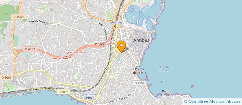 localisation de l'entreprise VEDICO SOC à ANTIBES