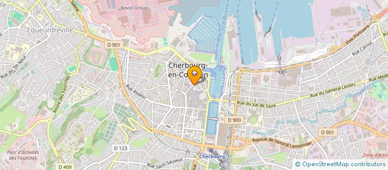 localisation de l'entreprise VEDIE J-LOUIS ET LIGET M-CHRISTINE à CHERBOURG-EN-COTENTIN