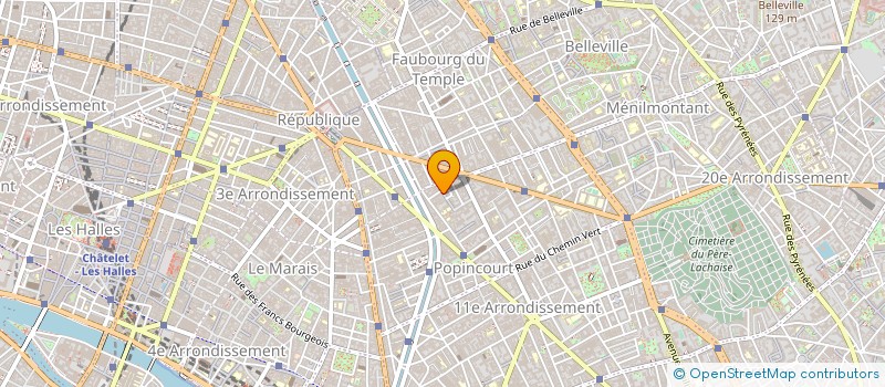 localisation de l'entreprise VEDIS  PARIS