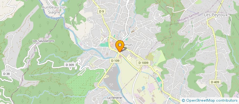 localisation de l'entreprise VEDIS à PEGOMAS
