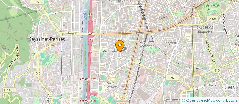 localisation de l'entreprise VEDMA EVOLUTION à GRENOBLE