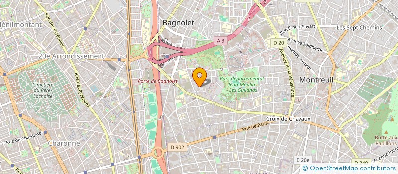 localisation de l'entreprise VEDRA L à BAGNOLET