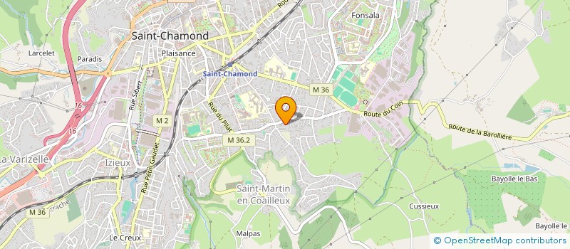 localisation de l'entreprise VEDRINE à SAINT-CHAMOND