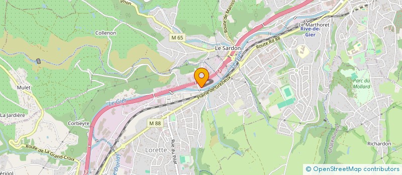 localisation de l'entreprise VEDRINE COLOR GROUP  LORETTE