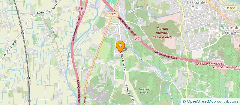 localisation de l'entreprise VEDRINES  ORANGE