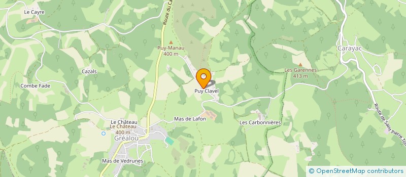 localisation de l'entreprise VEDRUNE  M  GREALOU