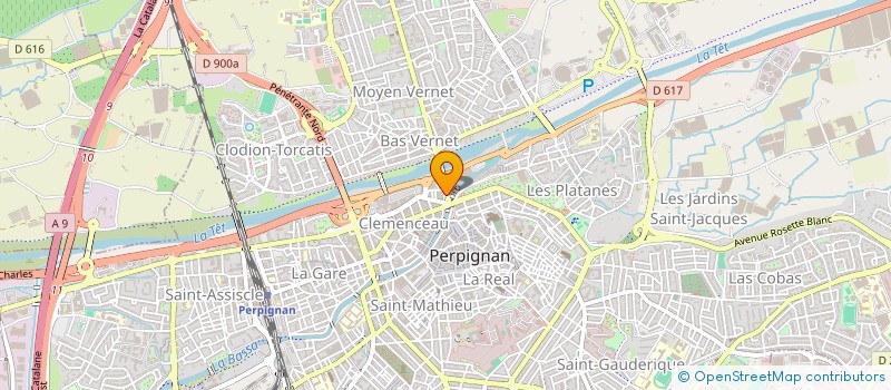 localisation de l'entreprise VEDRUNELUCAN  PERPIGNAN