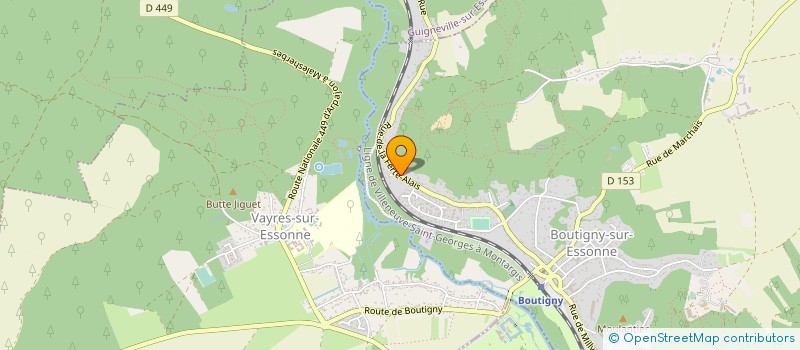 localisation de l'entreprise VEDYCE TRAITEMENT DE L'EAU  BOUTIGNY-SUR-ESSONNE