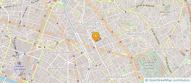 localisation de l'entreprise VEE  PARIS