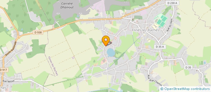localisation de l'entreprise VEEF FRITES à FLINES-LEZ-RACHES