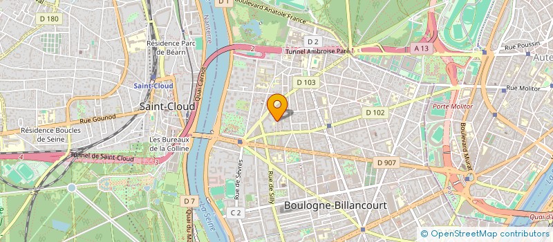 localisation de l'entreprise VEELMAZE à BOULOGNE-BILLANCOURT