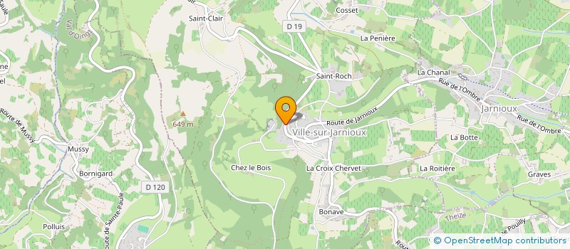 localisation de l'entreprise VEEP HOLDING  VILLE-SUR-JARNIOUX