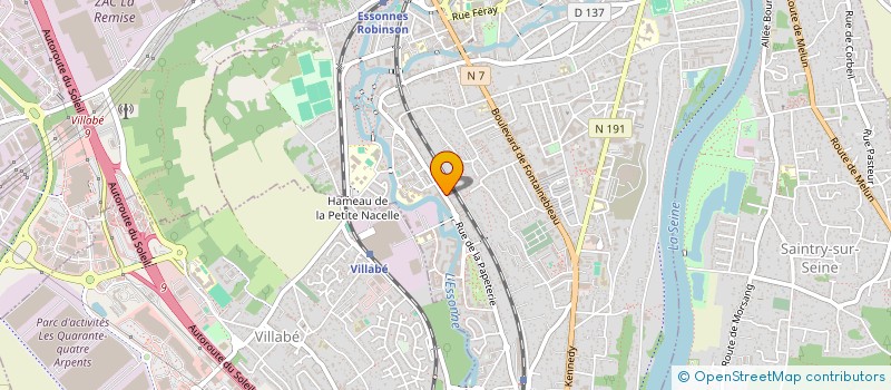 localisation de l'entreprise VEERA COSMETIQUE à CORBEIL-ESSONNES