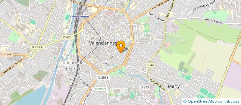 localisation de l'entreprise VEERASAMY  VALENCIENNES